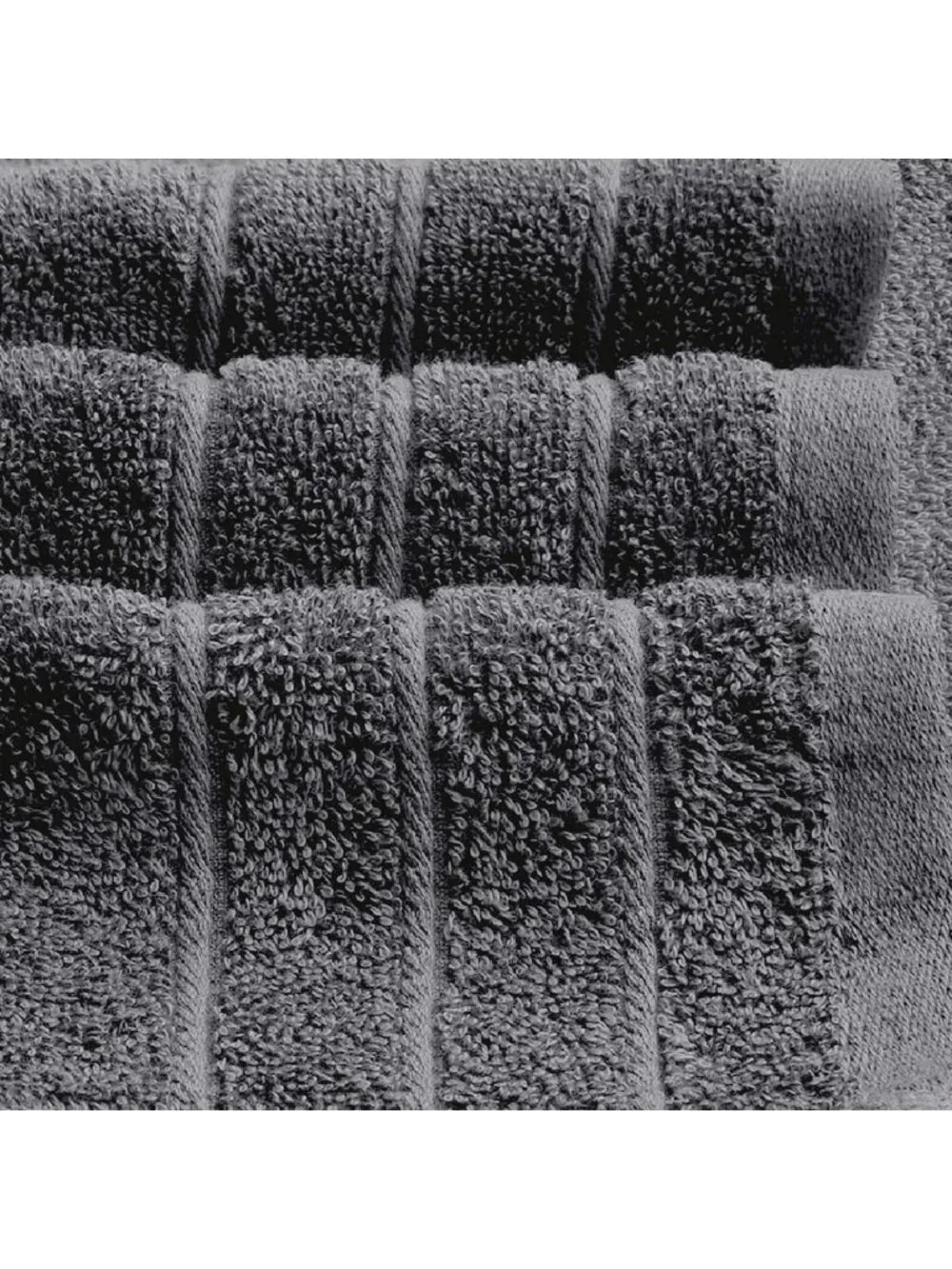 Extra Large Dark Grey Bath Towels Set - 100% Cotton, Soft, Quick-Dry, Absorbent